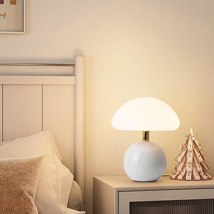 Lampe de Chevet Céramique Blanche