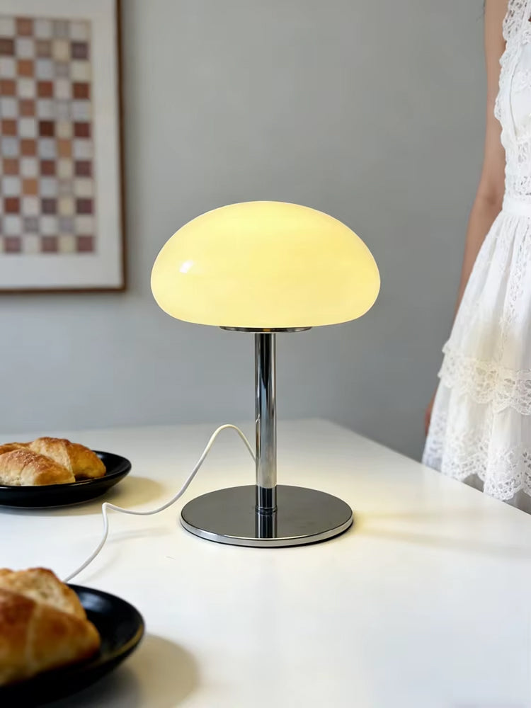 Lampe de Chevet Pied Métal Beige