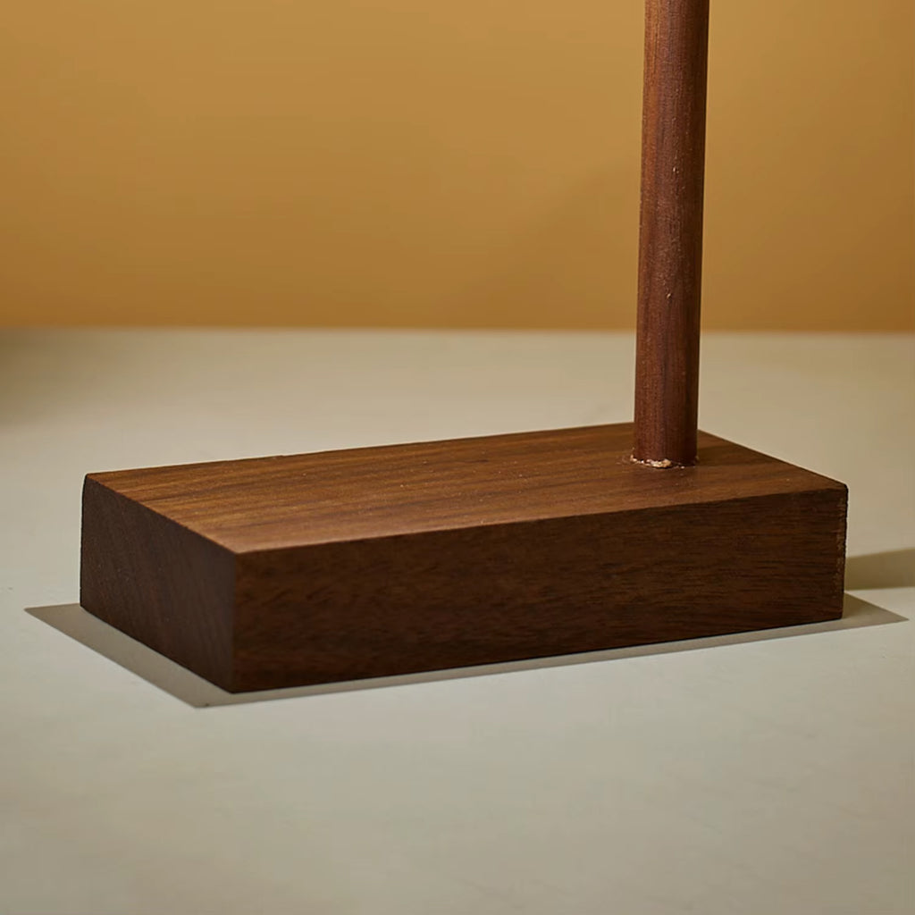 Lampe de Chevet en Bois Précieux Design Scandinave