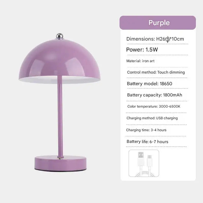 Lampe de Chevet Tactile Sans Fil