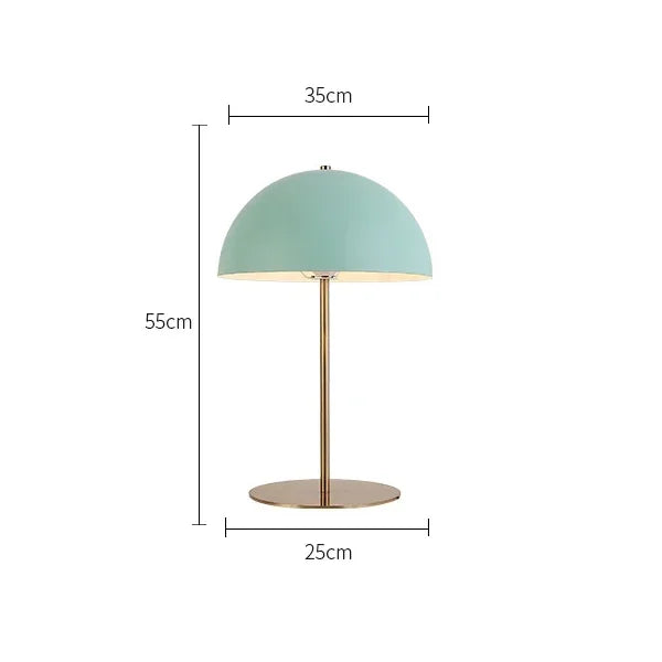 Grosse Lampe de Chevet Bleue
