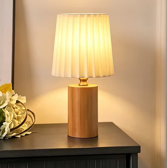 Lampe de Chevet en Bois Précieux Design Scandinave