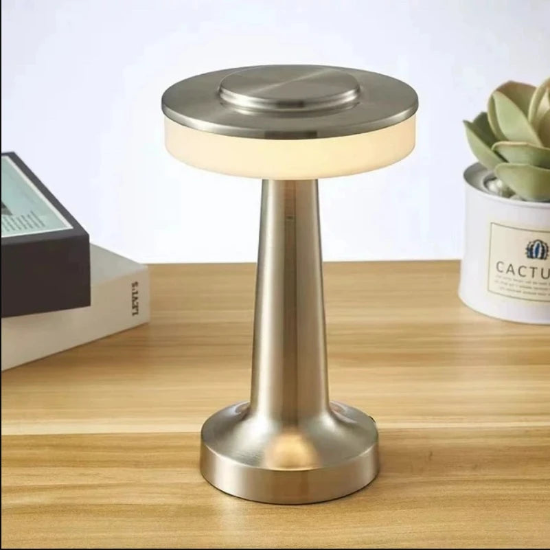 Lampe de Chevet Argenté Design