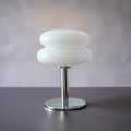 Lampe de Chevet en Verre Blanc