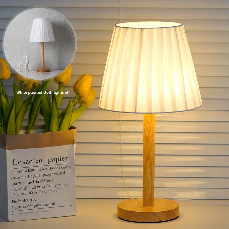 Lampe de Chevet Avec Pied en Bambou