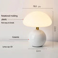 Lampe de Chevet en Céramique Blanche