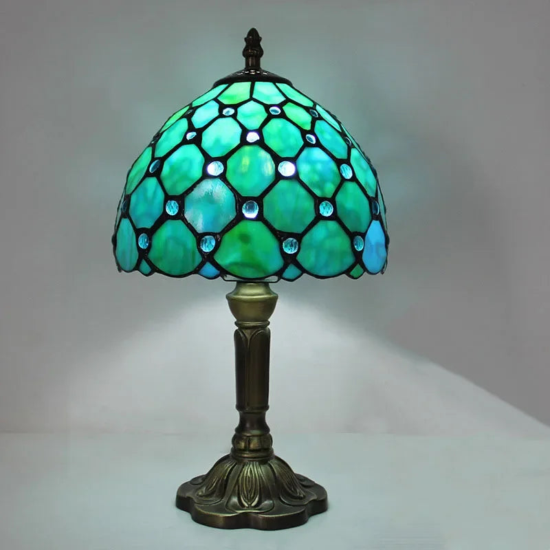 Lampe de Chevet Opaline Vintage