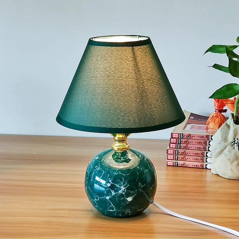 Cerlys - Vert craquelé | Lampe en Céramique