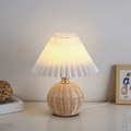 Lampe de Chevet Boule Rotin