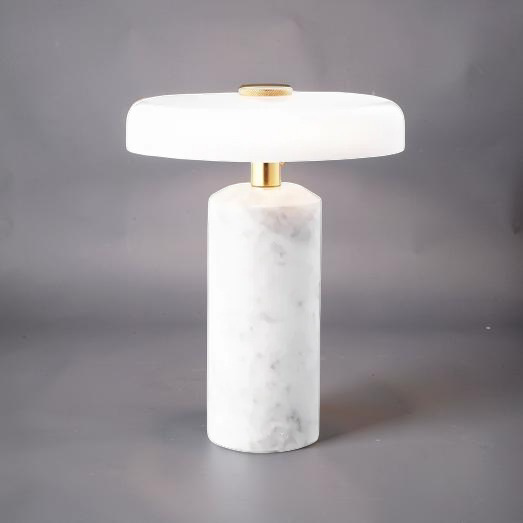 Lampe de Chevet Design Blanche