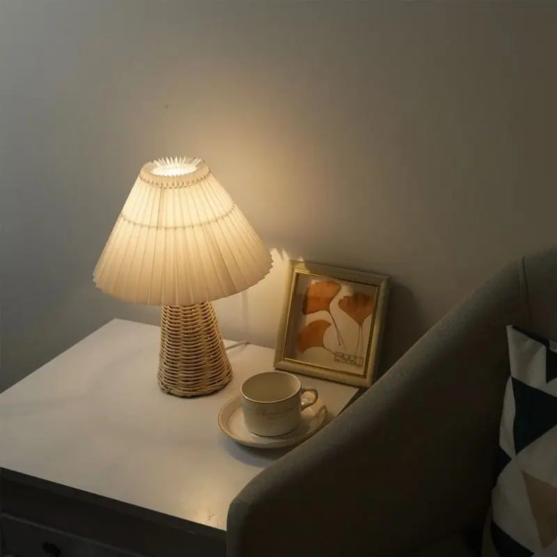Clairys - Beige | Lampe en Rotin