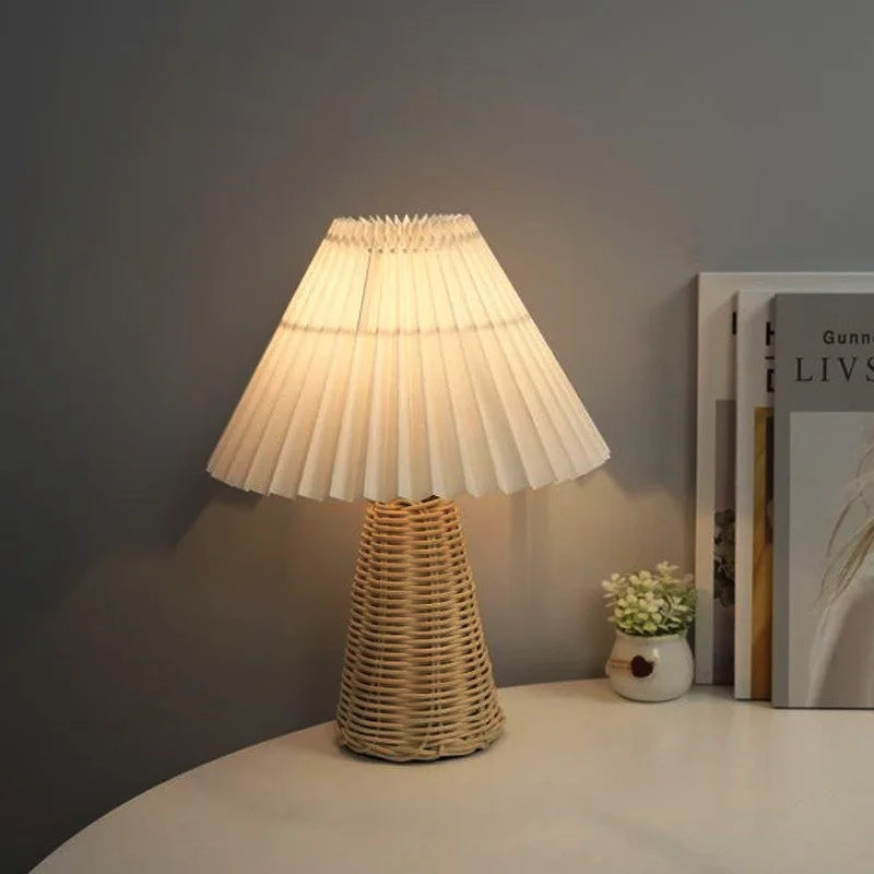 Clairys - Blanc | Lampe en Rotin
