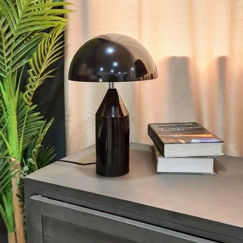 Velmys - Noir | Lampe Champignon Design