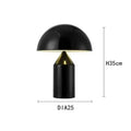 Velmys - Noir | Lampe Champignon Design