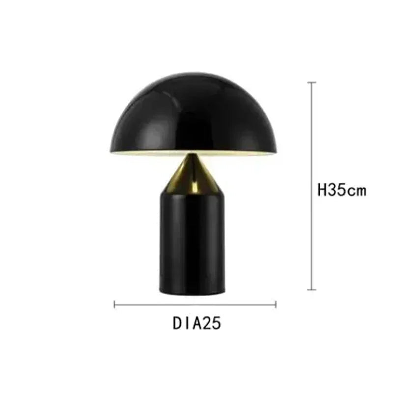 Velmys - Noir | Lampe Champignon Design