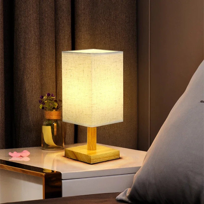 Lirys - Blanc | Lampe à LED en Bois