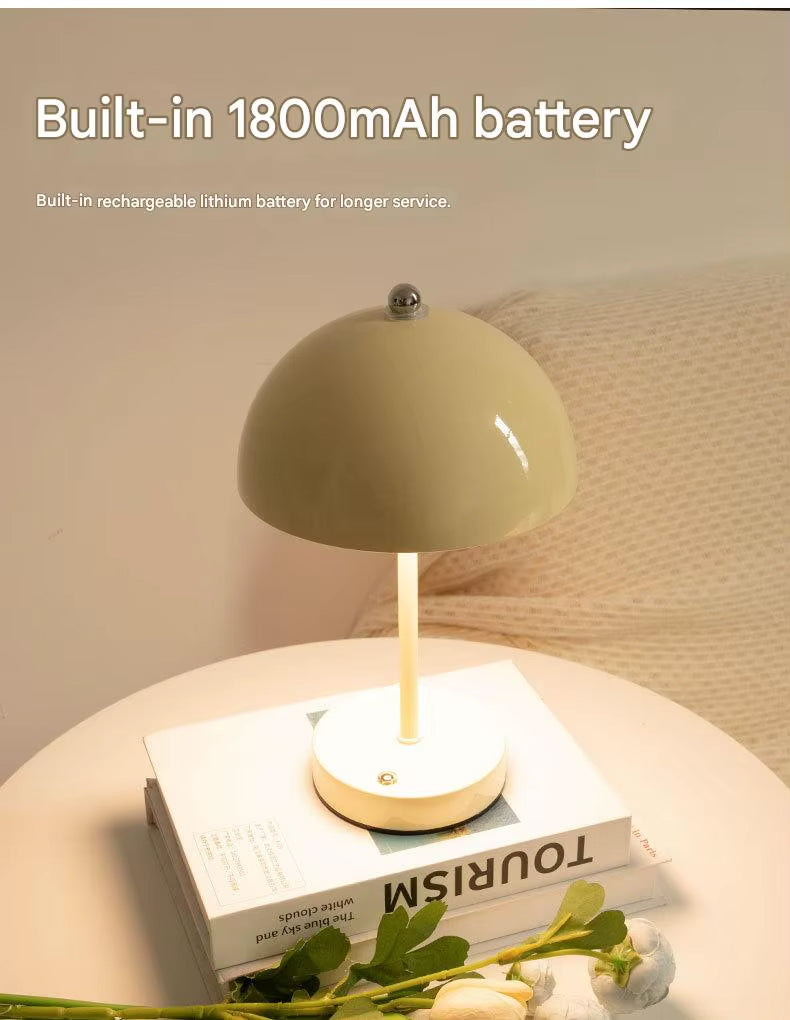 Lampe de Chevet Tactile Beige