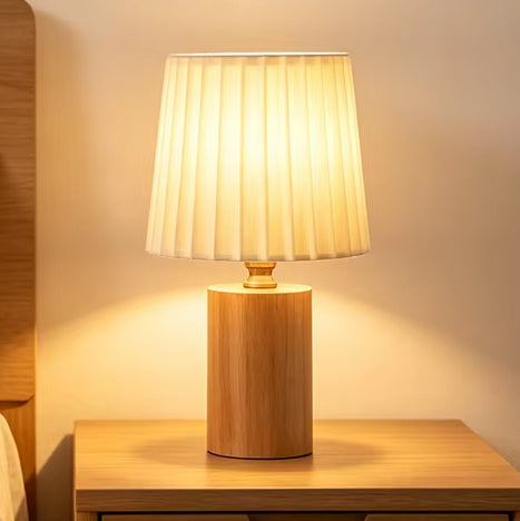 Lampe de Chevet en Bois Précieux Design Scandinave