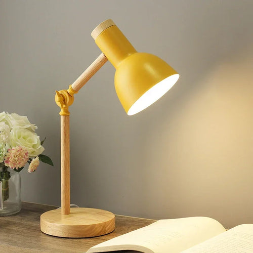 Lampe de Chevet Scandinave Jaune