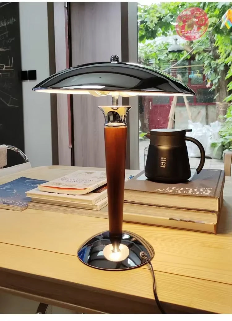 Lampe de Chevet Design en Bois