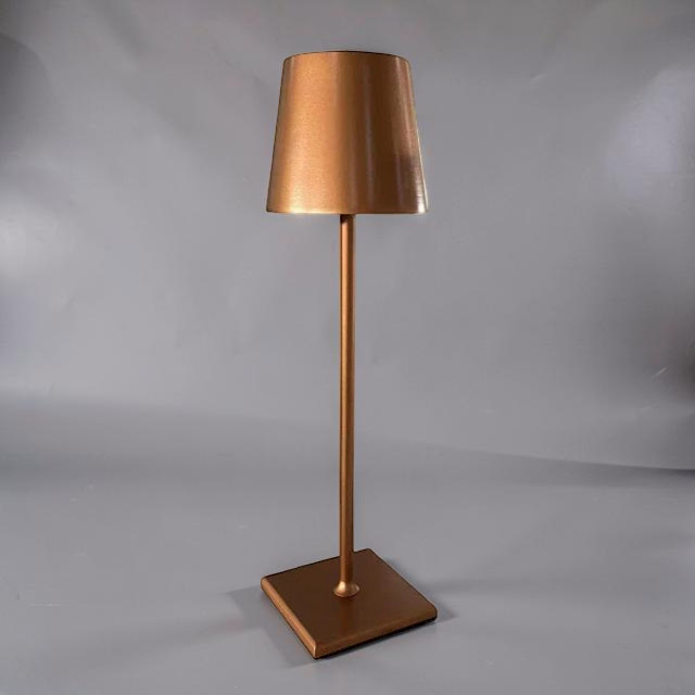 Lampe de Chevet Doré Vieilli