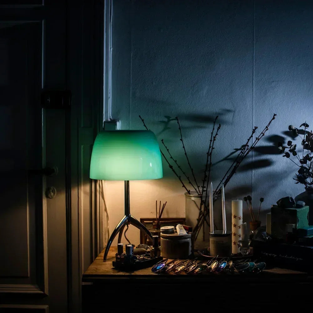 Lampe de Chevet Bleu et Gris