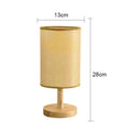 Lampe de Chevet Pied en Bois