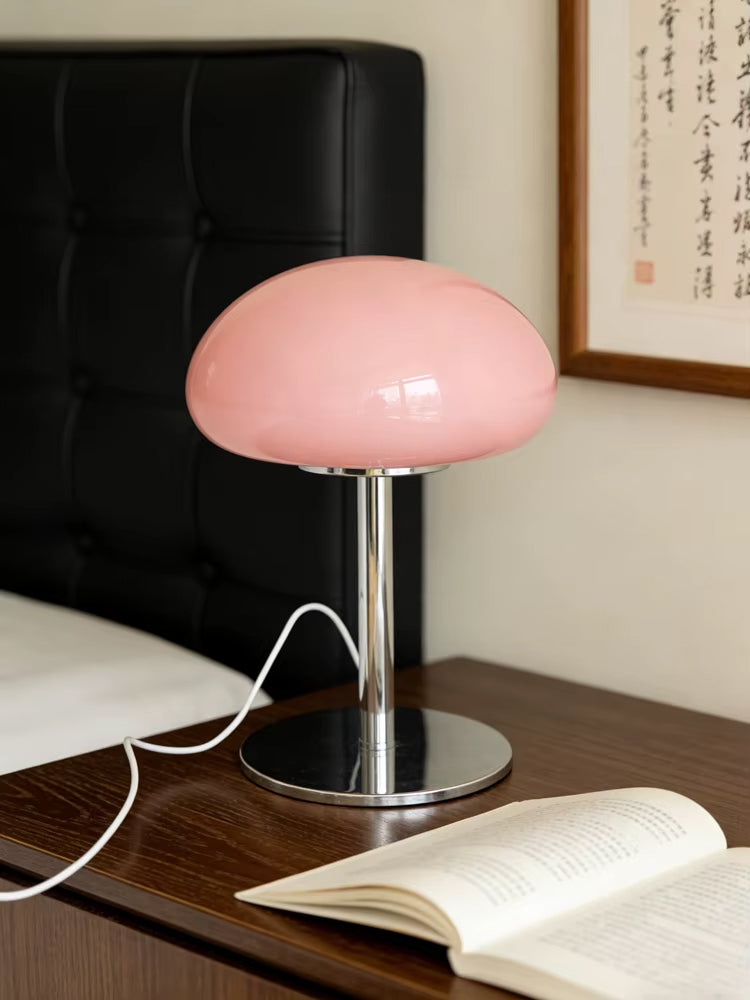 Lampe de Chevet Rose et Gris