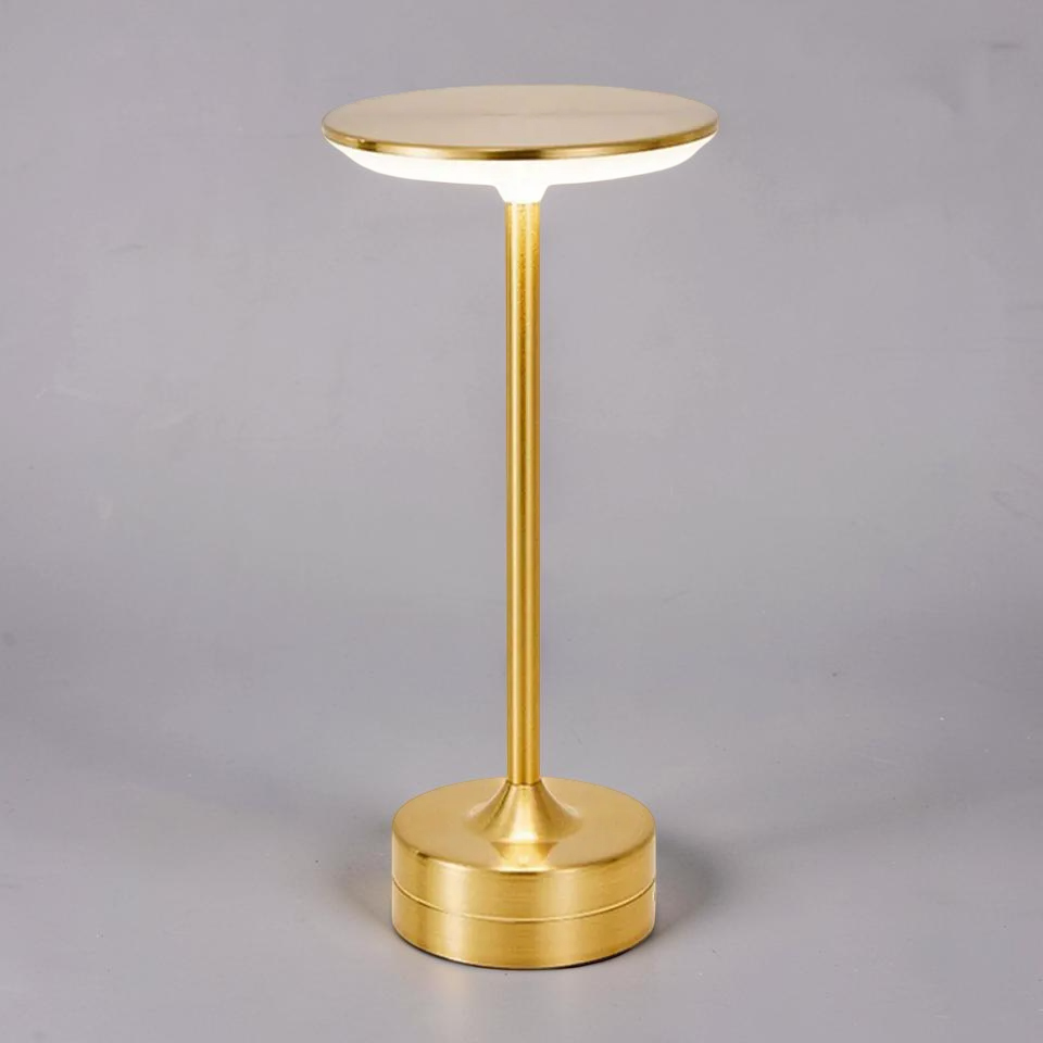Lampe de Chevet Sans Fil Doré