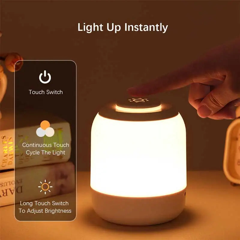 Lampe de Chevet LED Dimmable