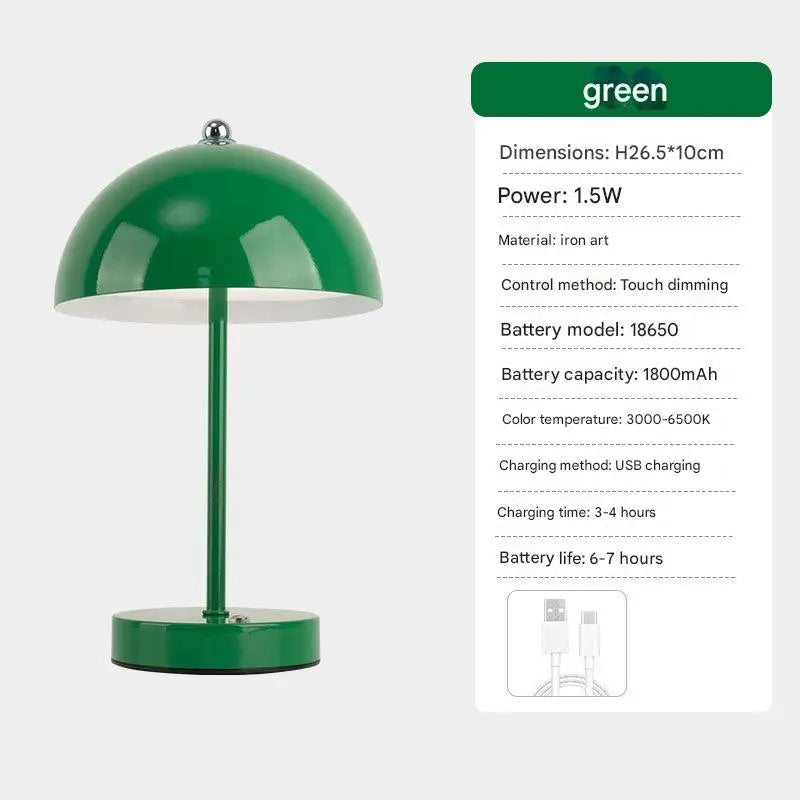 Lampe de Chevet Vert Emeraude