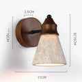 Lampe de Chevet en Bois Murale