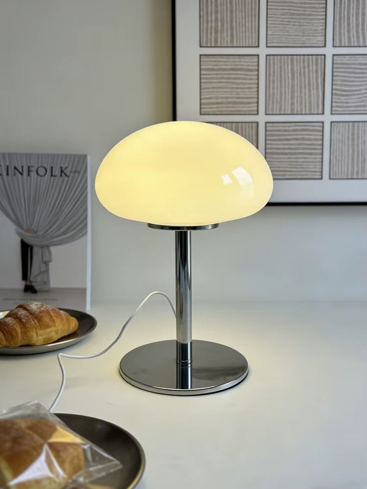 Lampe de Chevet Pied Métal Beige