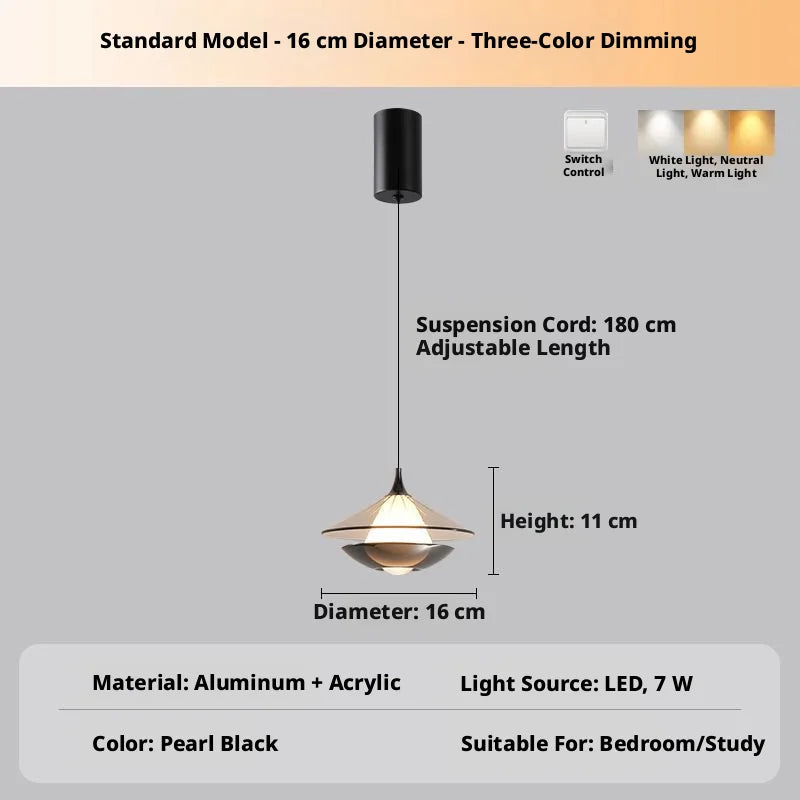 Lampe de Chevet Design Suspendue