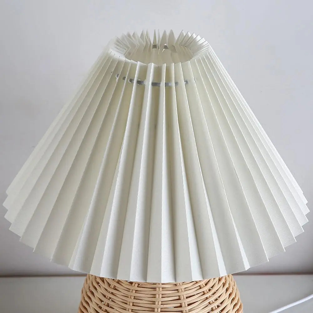 Clarys - Blanc | Lampe en Rotin