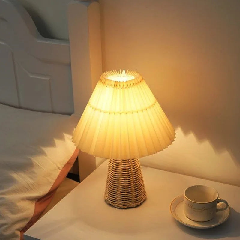 Clairys - Beige | Lampe en Rotin