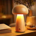 Lampe de Chevet Bois Champignon