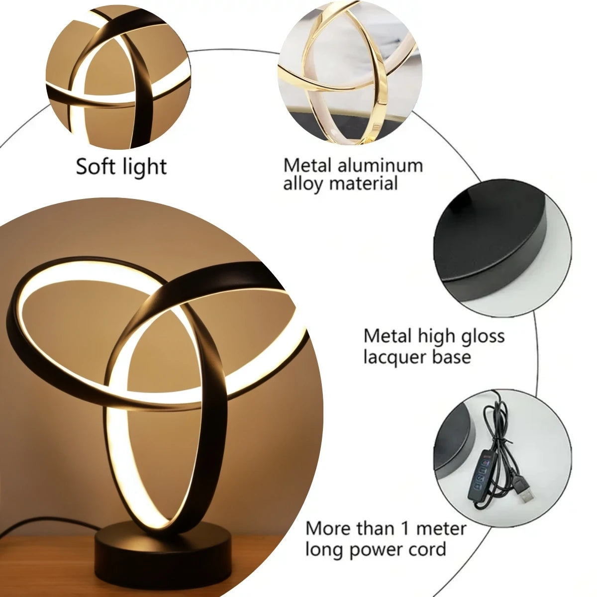 Lampe de Chevet Design LED