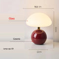 Lampe de Chevet Céramique Rouge