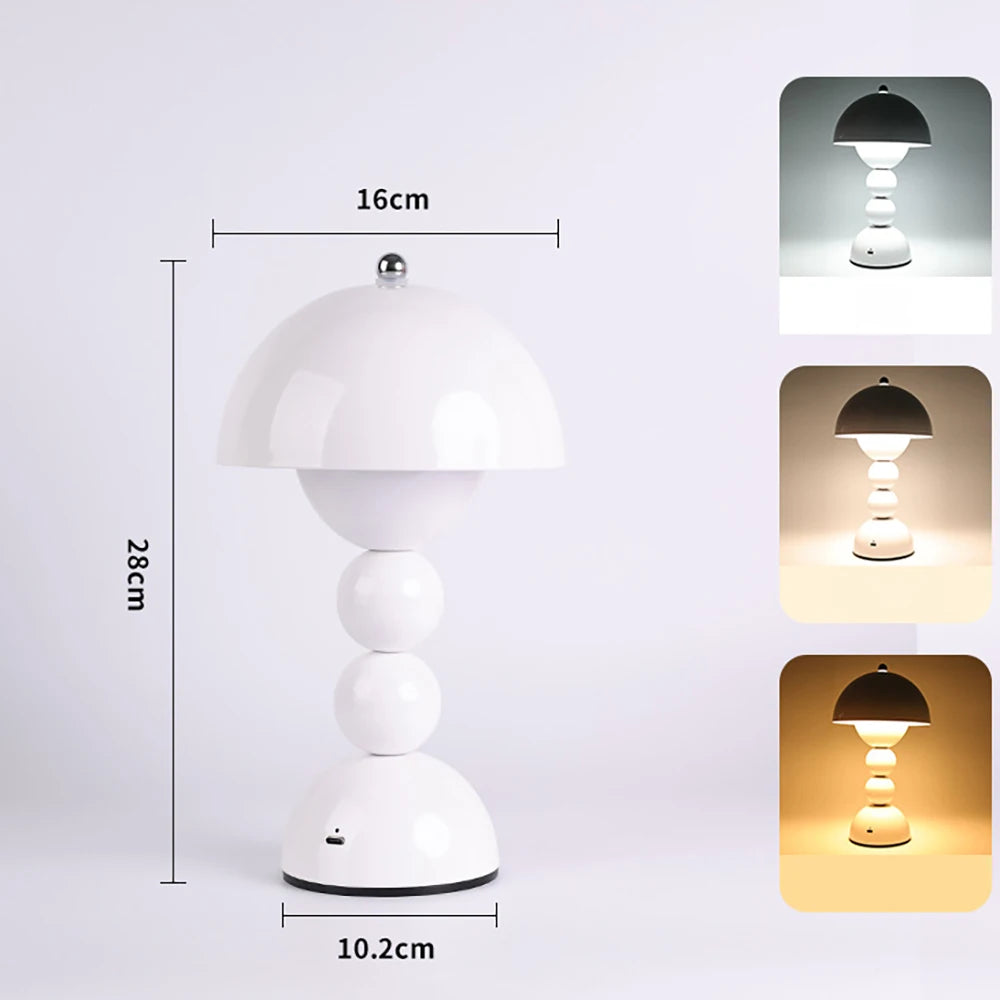 Lampe de Chevet Boule Blanche