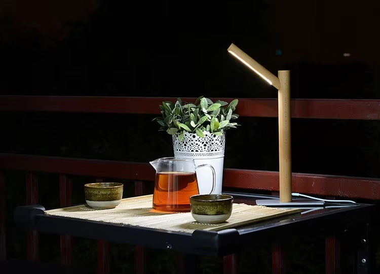 Lampe de Chevet Design Bois