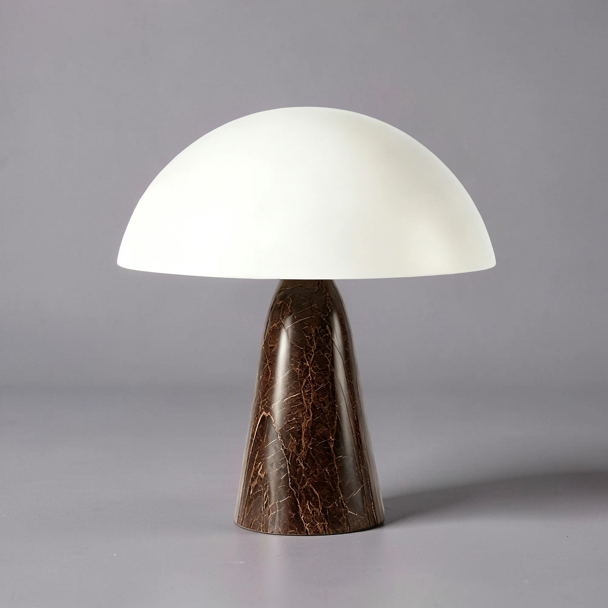Lampe de Chevet Pied Céramique Marron