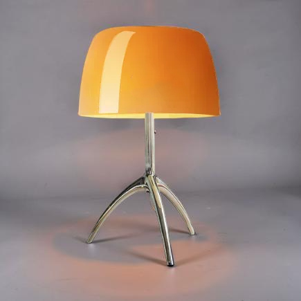 Lampe de Chevet en Laiton et Verre