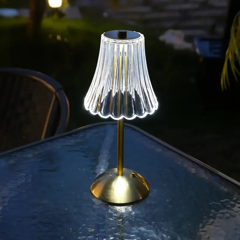 Lampe de Chevet Cristal Vintage