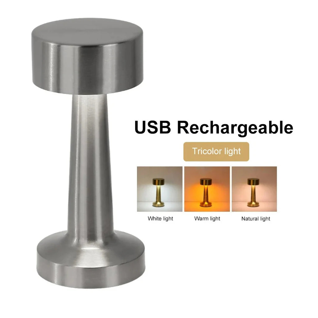 Lampe de Chevet Design Gris