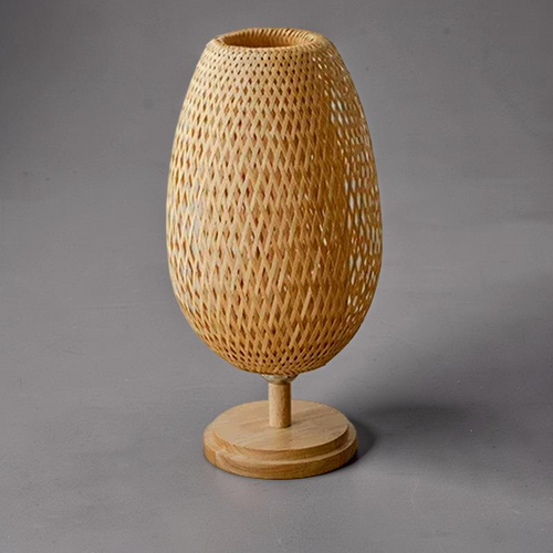 Abat Jour en Rotin pour Lampe de Chevet