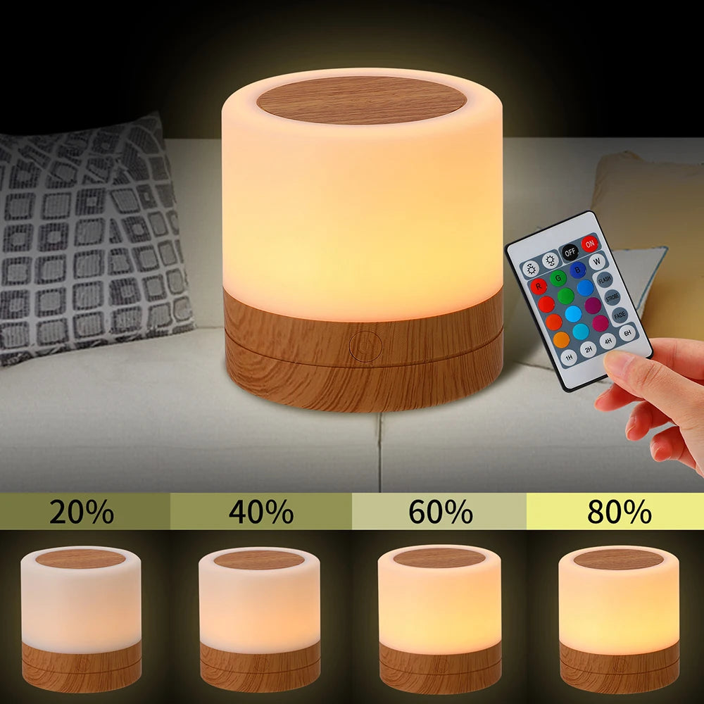 Lampe de Chevet LED Qui Change De Couleur