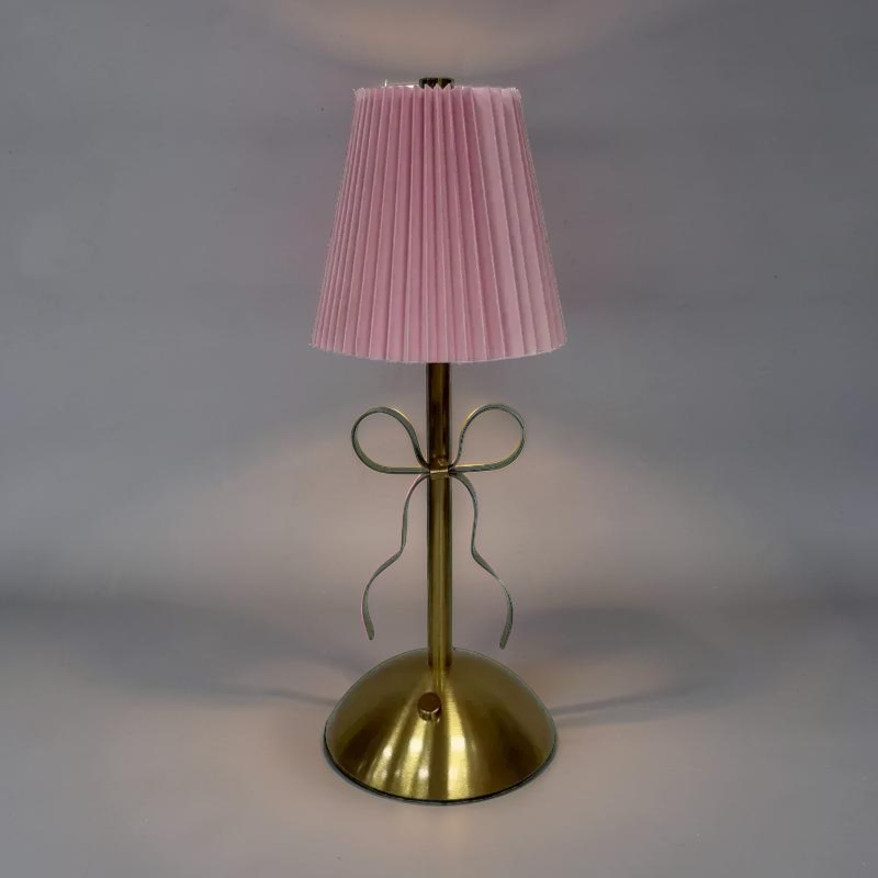 Lampe de Chevet en Métal Doré