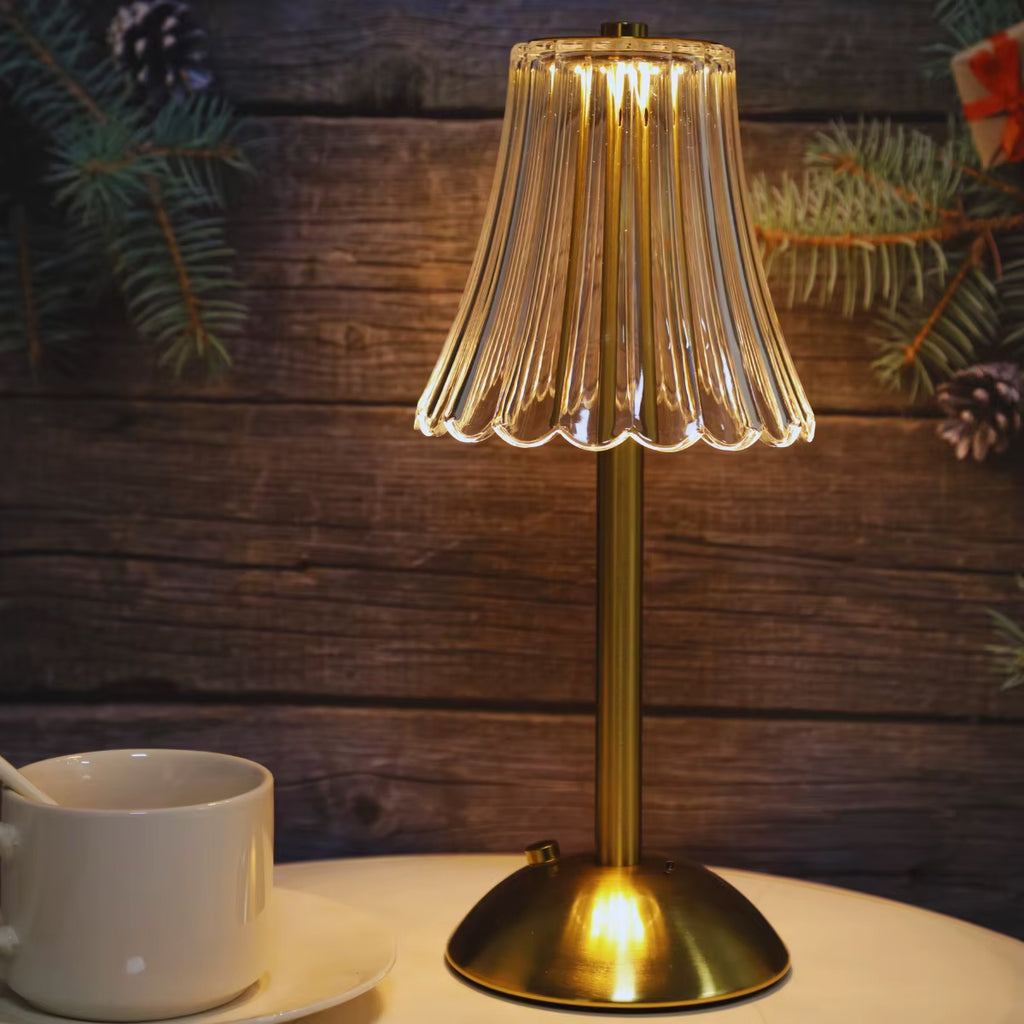 Lampe de Chevet Cristal Vintage