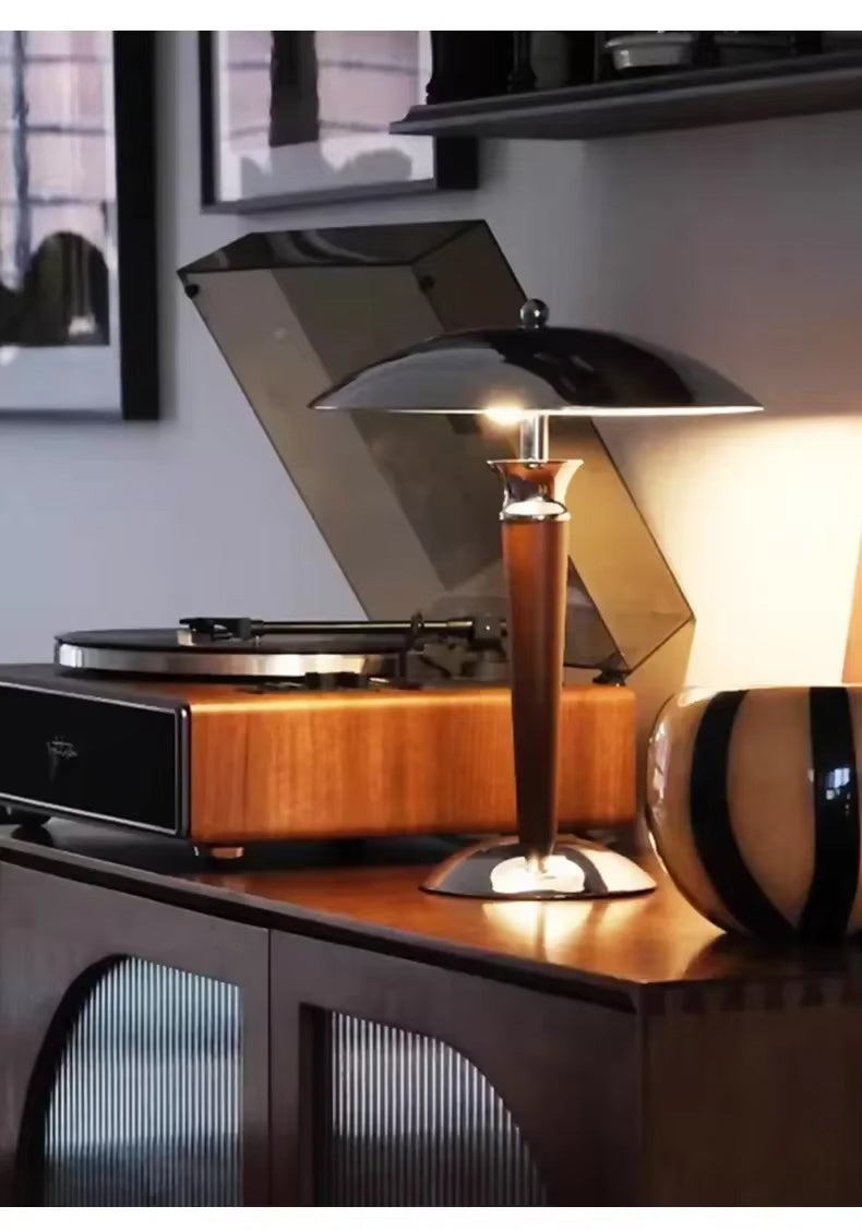 Lampe de Chevet Design en Bois